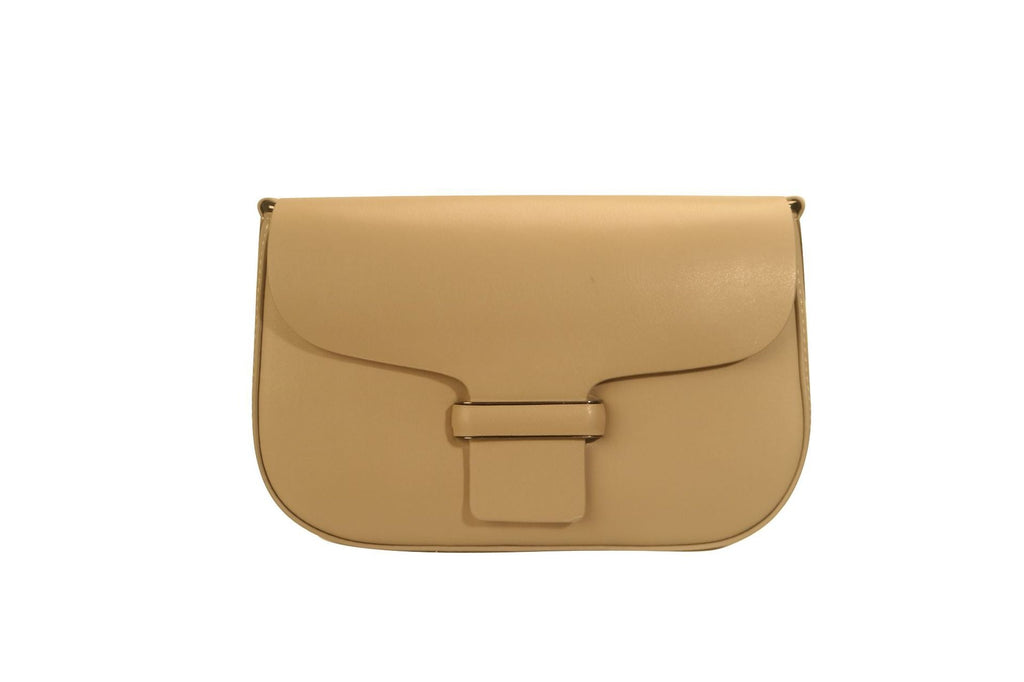 Genuine leather small shoulder bag for women trendy classic style hobo