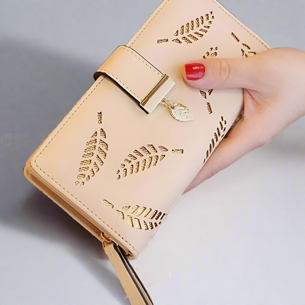 Gold Leaf Wallet Purse