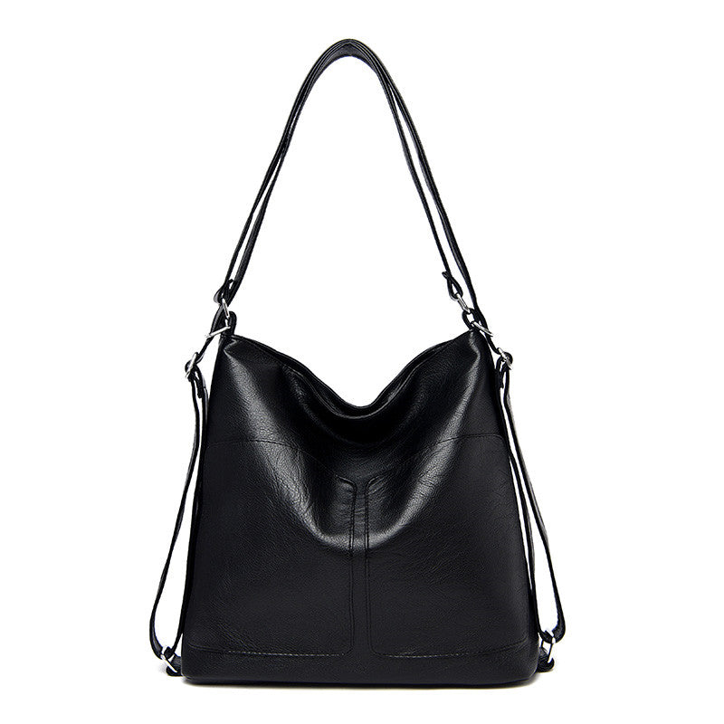 Zipped Style Leather Handbags
