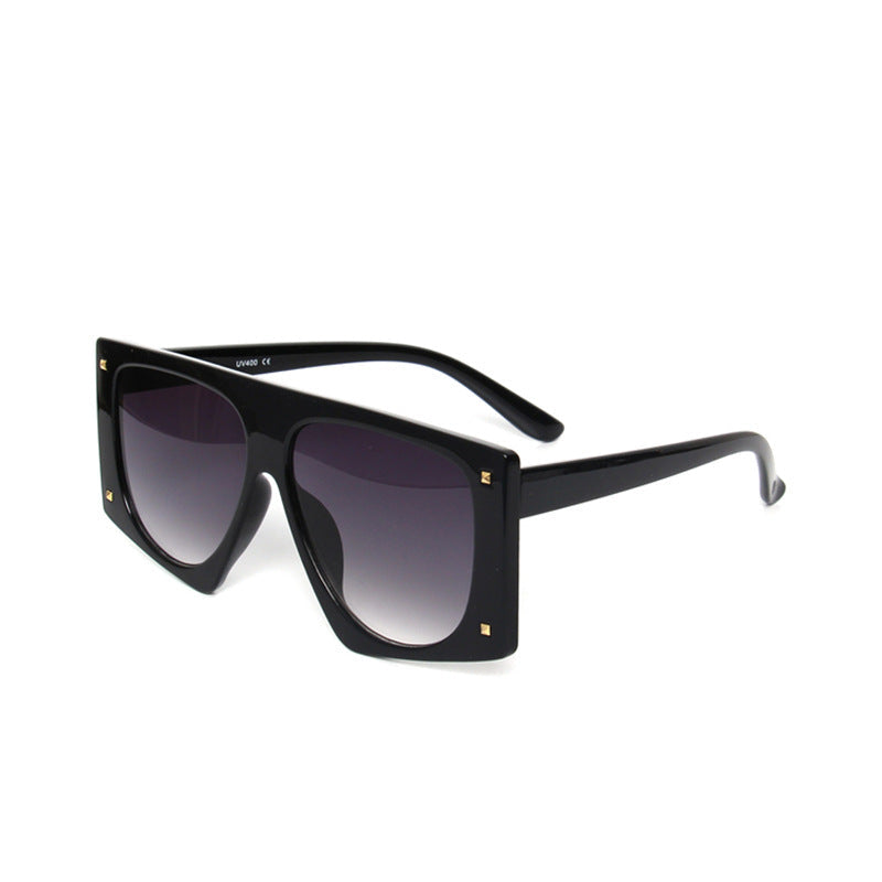 Square Leopard Frame Print Sunglasses