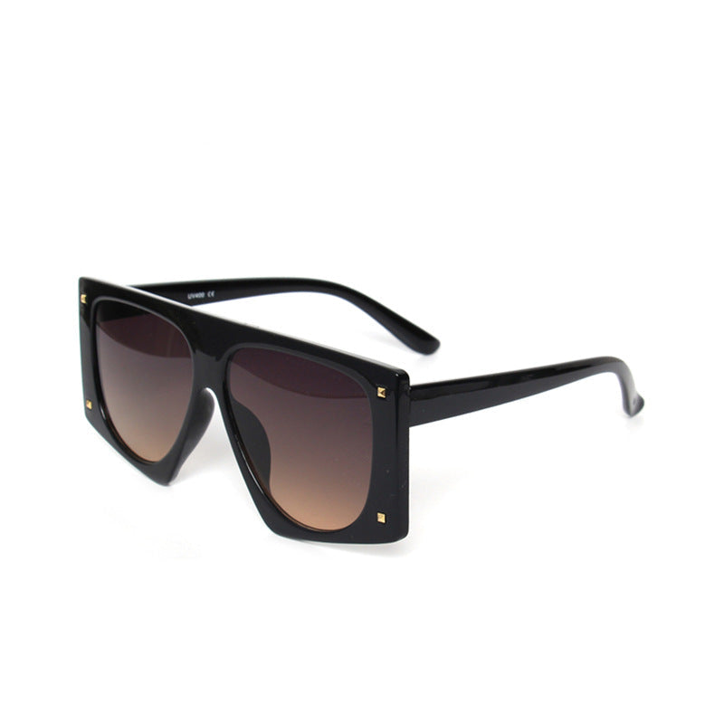 Square Leopard Frame Print Sunglasses