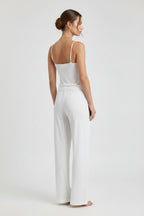 White Knitted Lace Lounge set
