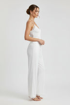 White Knitted Lace Lounge set