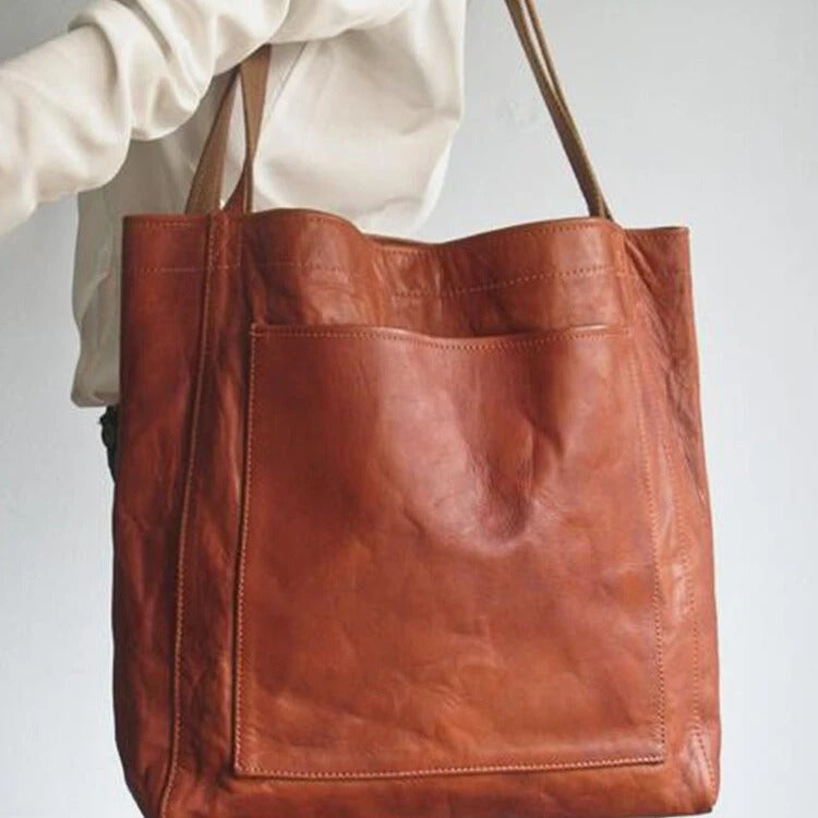 Herz Leather Tote Bag