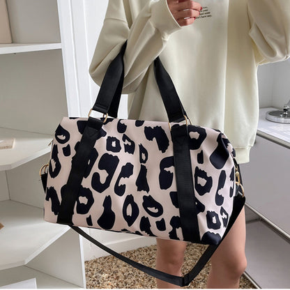 Animal Print Travel Duffel Bag