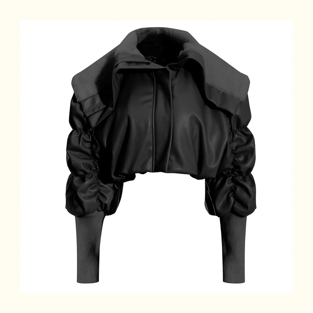 PU Leather Coat Jacket