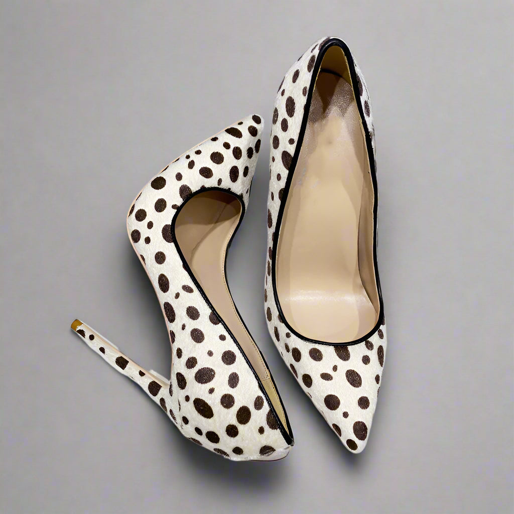 Ladies New Horsehair High Heels