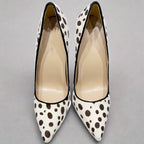 Ladies New Horsehair High Heels