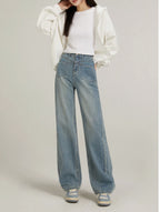 Fashion Personality Wide Leg Jeans