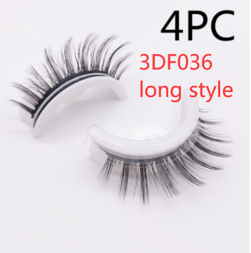 Reusable 3D Natural False Mink Eyelashes