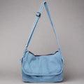Washed Denim Retro Shoulder Bag
