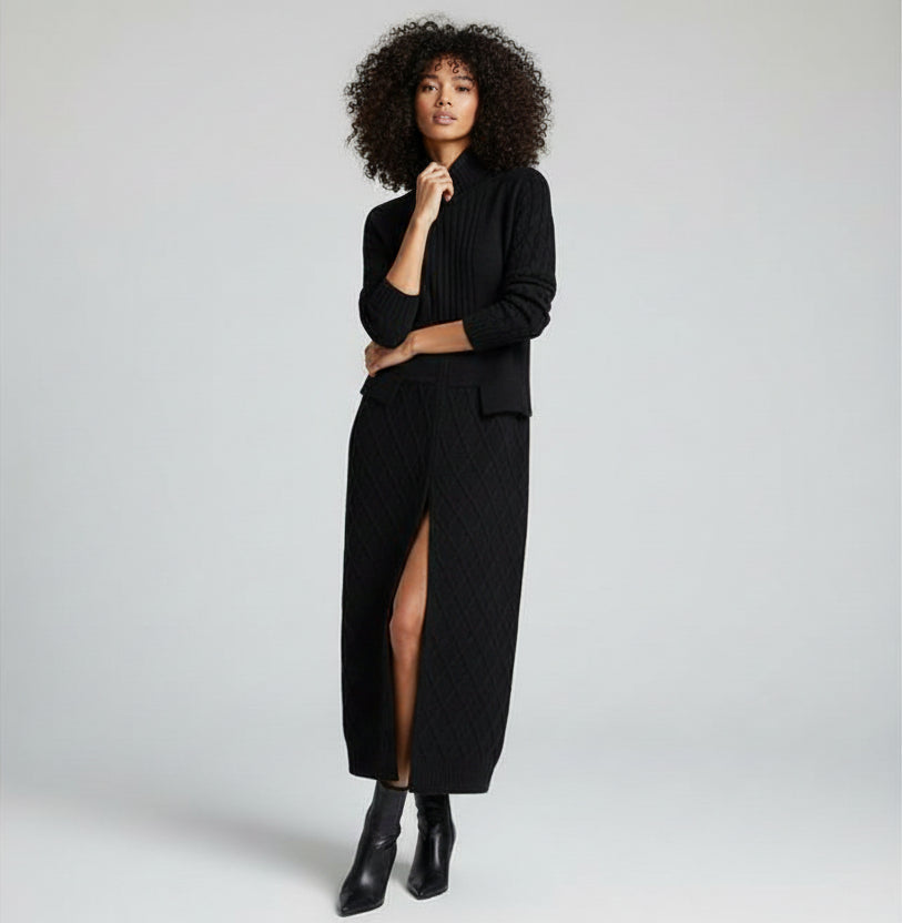 Long Cashmere Cardigan Coat
