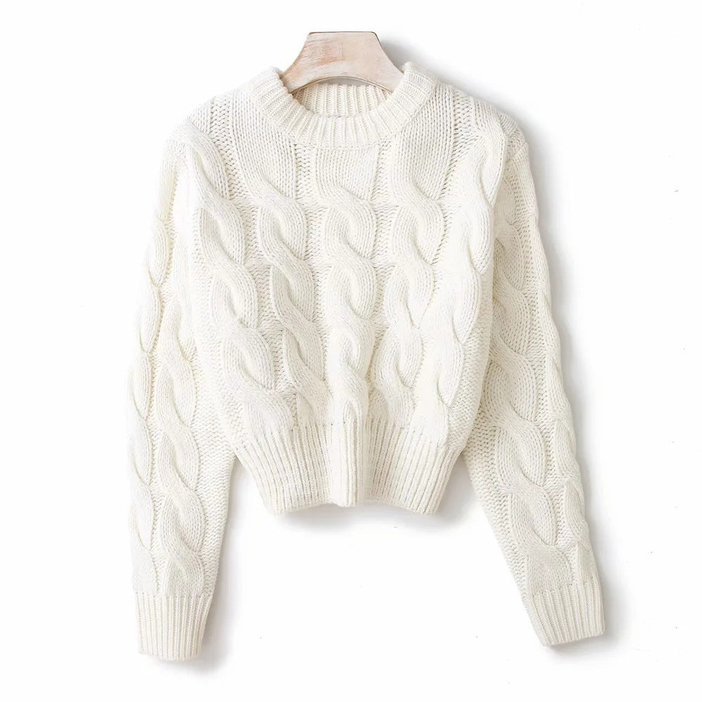 Long Sleeve Knit Pullover Sweater