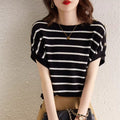 Striped Top Short Sleeve T-shirt