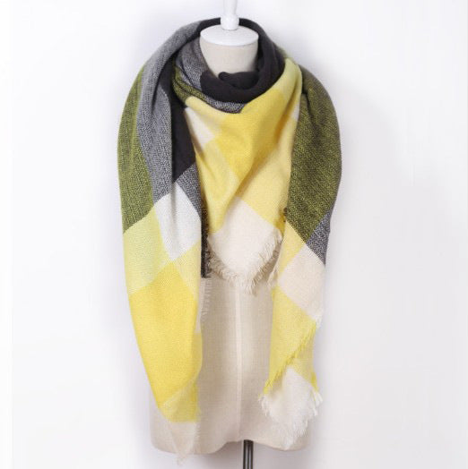 Triangle Cashmere Winter Scarf