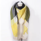 The Checkered Wrap | Triangle Scarf