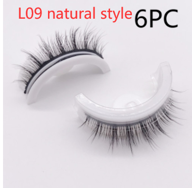 Reusable 3D Natural False Mink Eyelashes