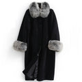 The Noir Empress Long Faux Fur Coat