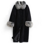 The Noir Empress Long Faux Fur Coat