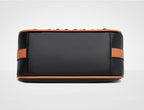 Black Alligator Print Shoulder Crossbody Bag