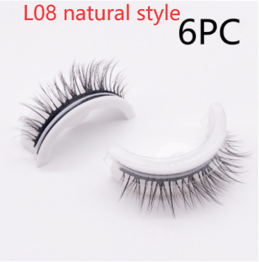 Reusable 3D Natural False Mink Eyelashes