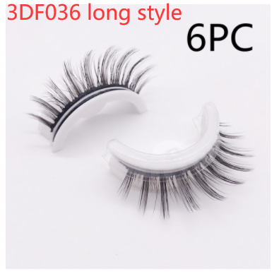 Reusable 3D Natural False Mink Eyelashes