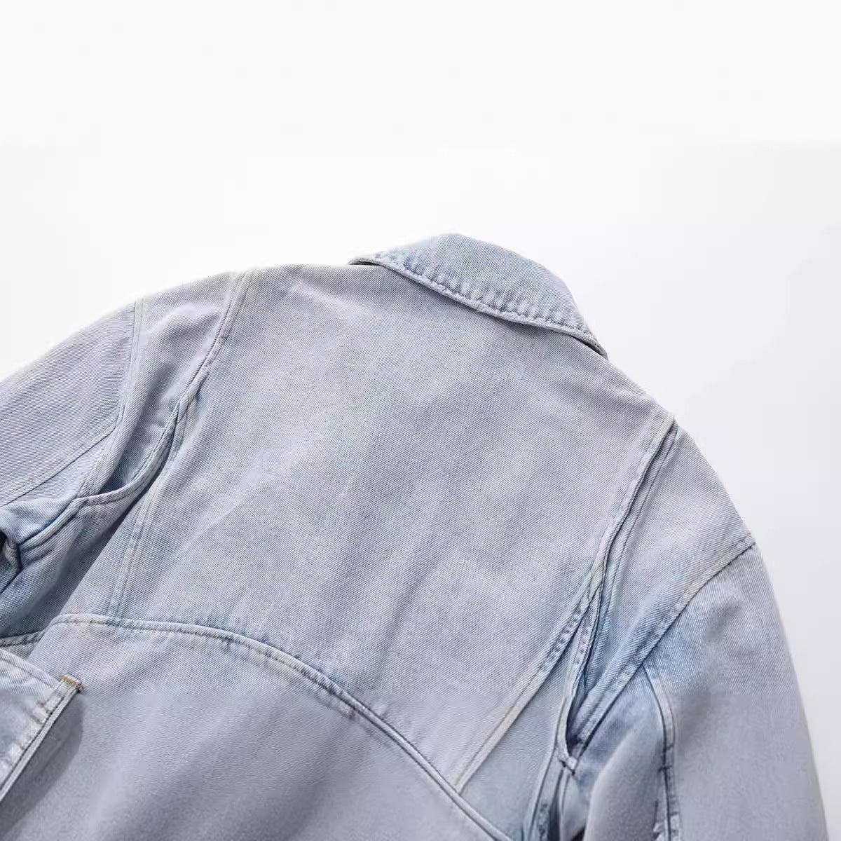 Light Blue Locomotive Denim Coat