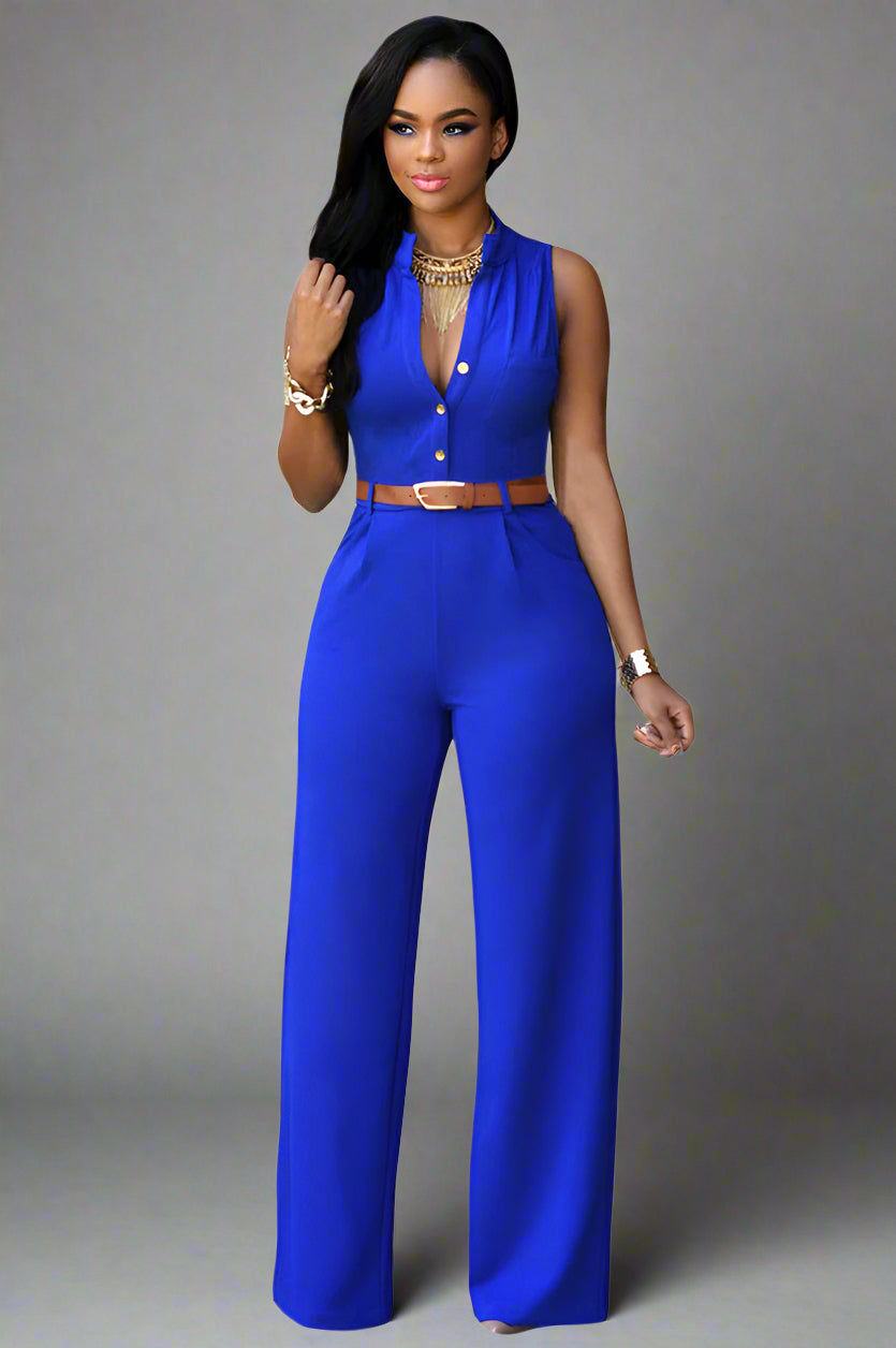Wide Leg Summery Jumpsuit