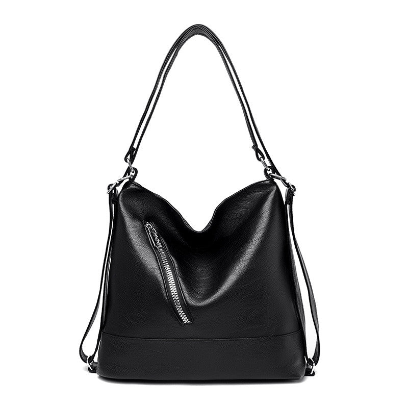 Zipped Style Leather Handbags