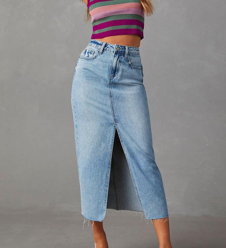 Women's Fashion Slimming Denim Skirt