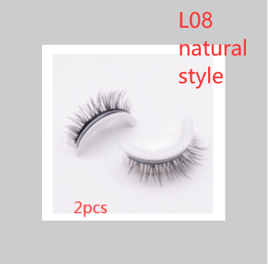 Reusable 3D Natural False Mink Eyelashes