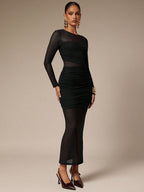 Black Sheer Love Dress