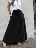 The Atelier — Elegant High-Waist A-Line Skirt