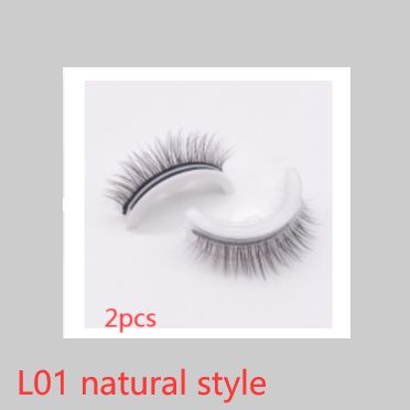 Reusable 3D Natural False Mink Eyelashes