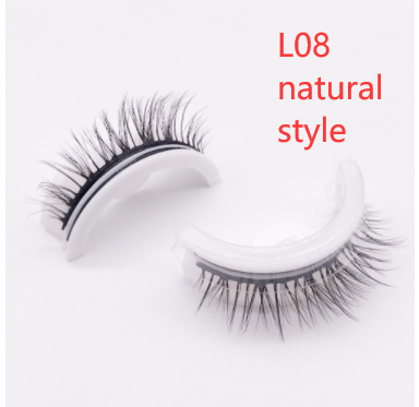 Reusable 3D Natural False Mink Eyelashes