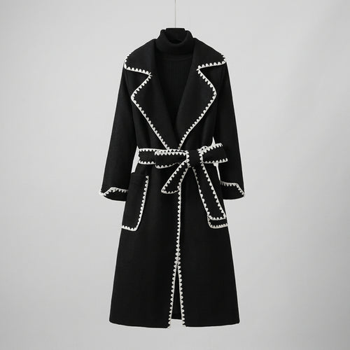 The Poise Edit Lace-Up Coat