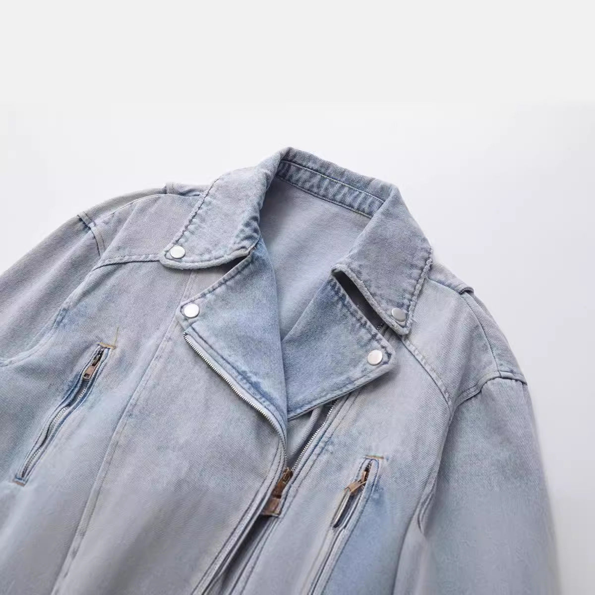 Light Blue Locomotive Denim Coat