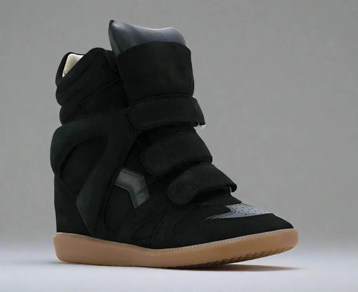 Fly Ankle Wedge Sneakers