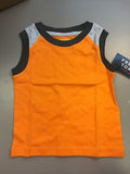 French Toast Boys’ Muscle Tee, Colorblocked Autumn Glory, 9-12 Months