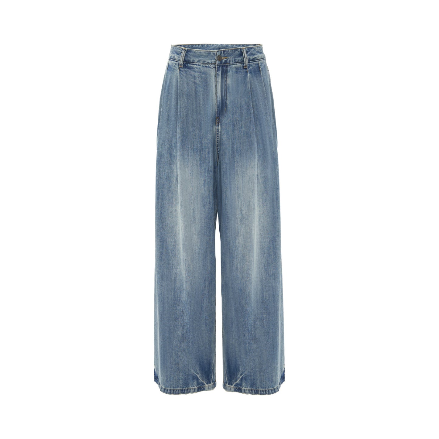 Washed Wide Leg Jeans