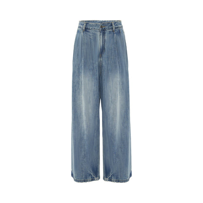 Washed Wide Leg Jeans