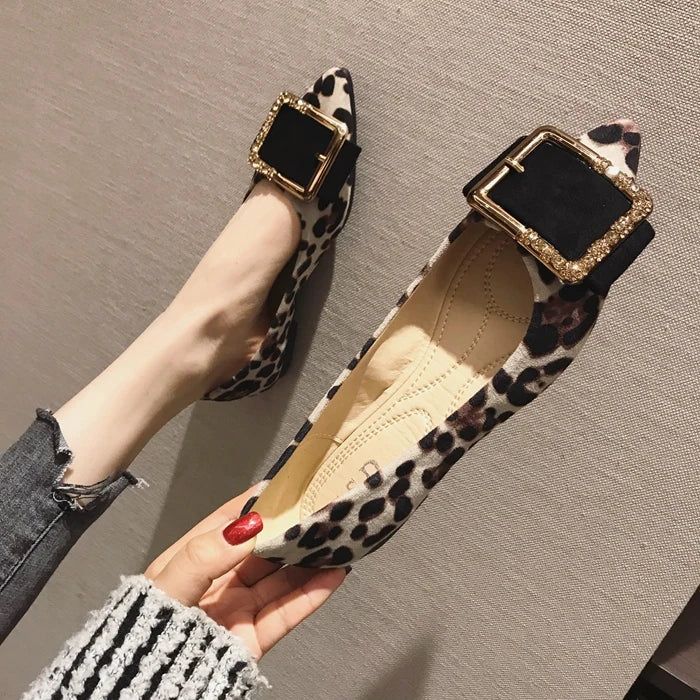 Pointed Toe Classic Flat – All-Match Slip-On Women's Shoe