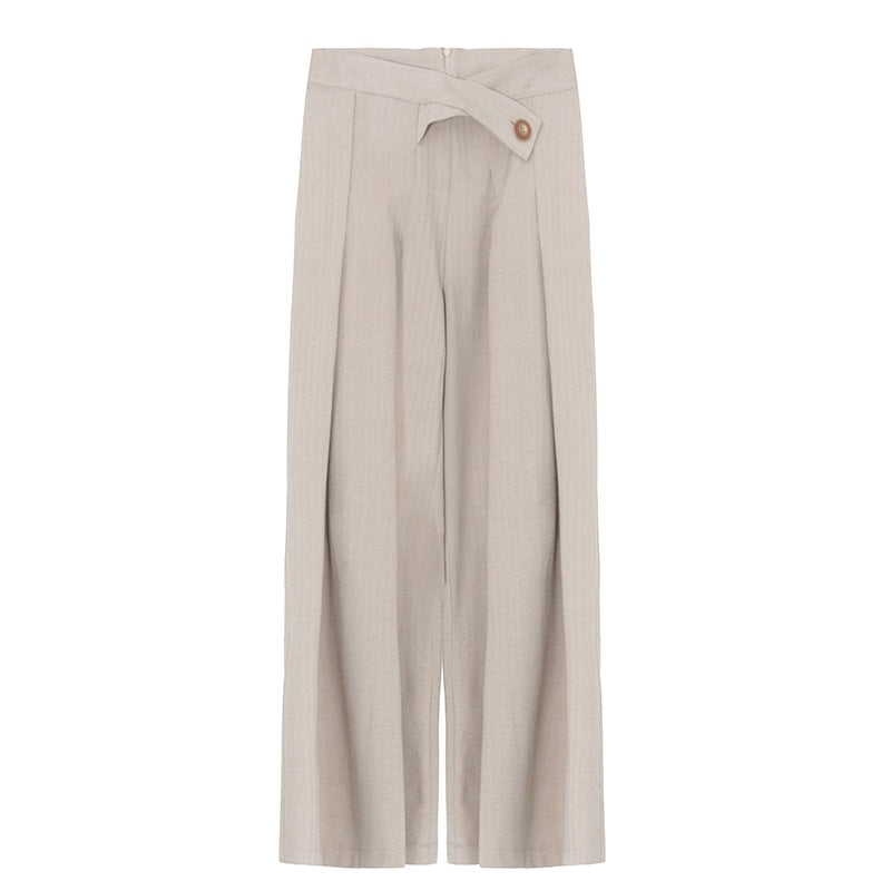 Cross Me Button Pants