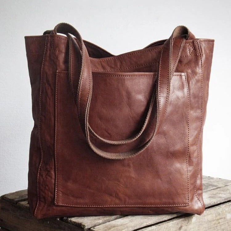 Herz Leather Tote Bag