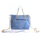 Cowgirl Diamond-studded Denim Messenger Handbag