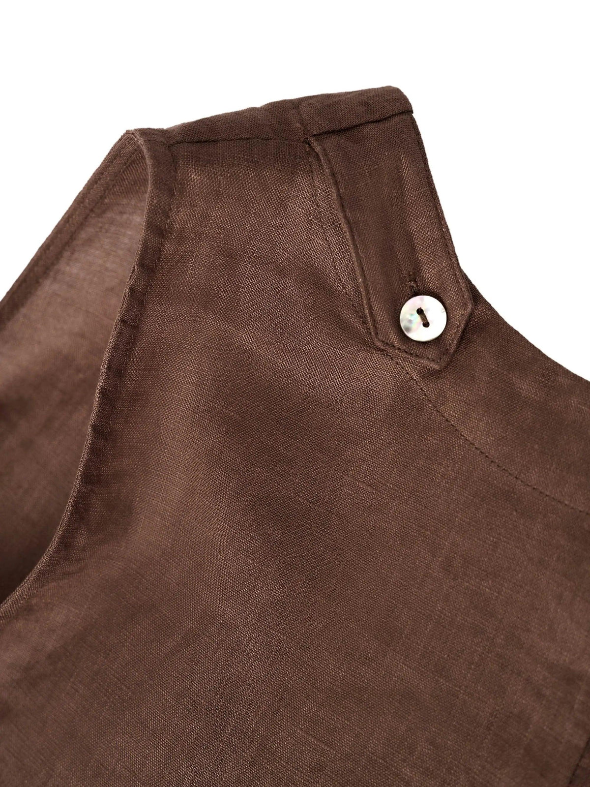 100% Linen Sleeveless Dress SIENNA