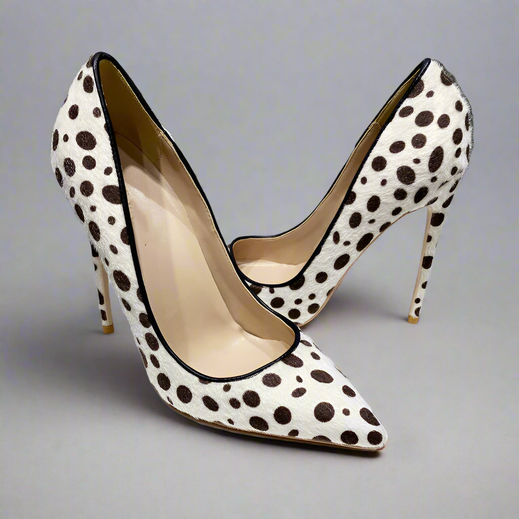 Ladies New Horsehair High Heels