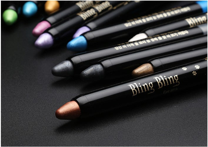 Pearlescent Silkworm Eyeshadow Pen Gel Pen 15 Color Eye Shadow Pen