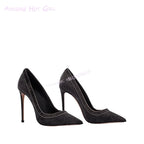 Blue Vintage Denim Hemmed Pump