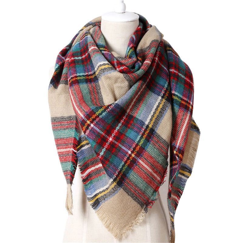 Triangle Cashmere Winter Scarf